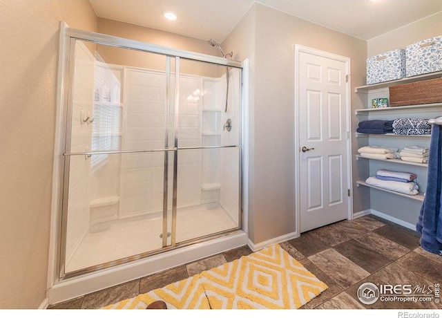 1773 Nightfall Dr, Windsor, CO 80550 - full bathroom featuring a shower stall and recessed lighting