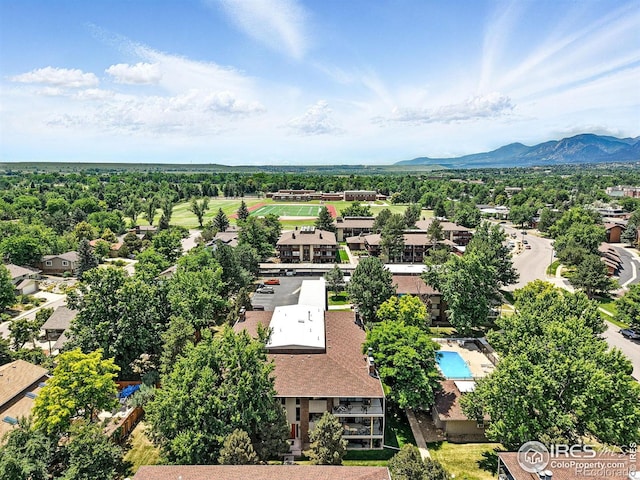 600 Manhattan Dr Unit B7, Boulder, CO 80303 - aerial view of residential area featuring a mountainous background