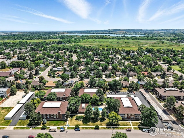 600 Manhattan Dr Unit B7, Boulder, CO 80303 - aerial perspective of suburban area featuring a nearby body of water