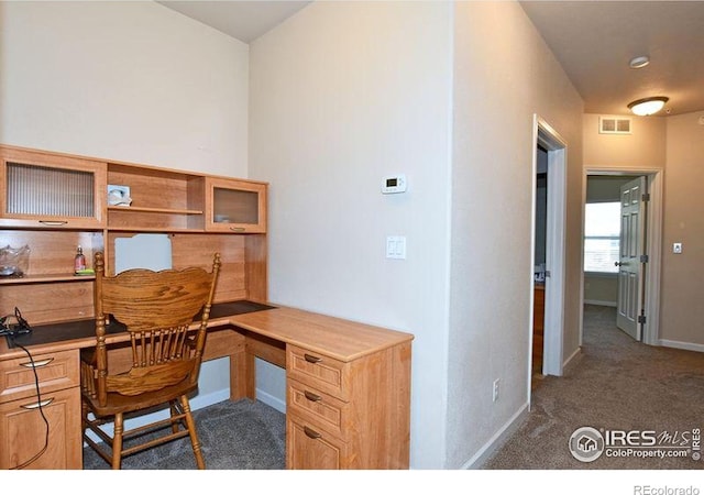 3641 29th St Unit 6, Greeley, CO 80634 - office area with built in desk and carpet
