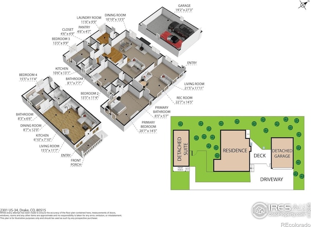 2301 US Highway 34, Drake, CO 80515 - view of home floor plan