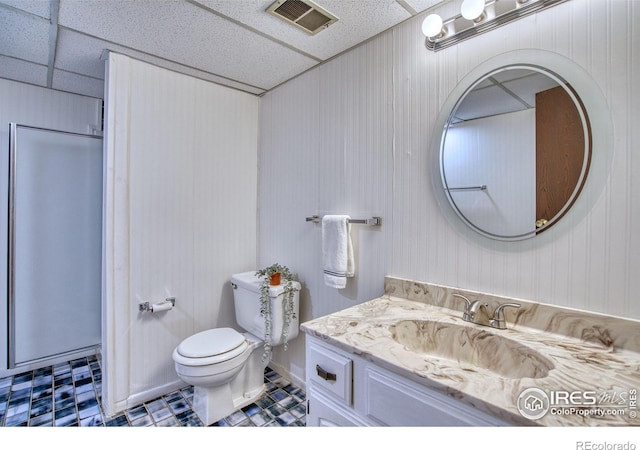 1925 28th Ave Unit 30, Greeley, CO 80634 - bathroom with a drop ceiling and vanity