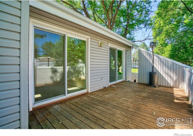 1925 28th Ave Unit 30, Greeley, CO 80634 - view of wooden deck