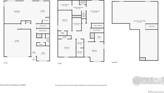 1591 Sun River Rd, Berthoud, CO 80513 - view of home floor plan
