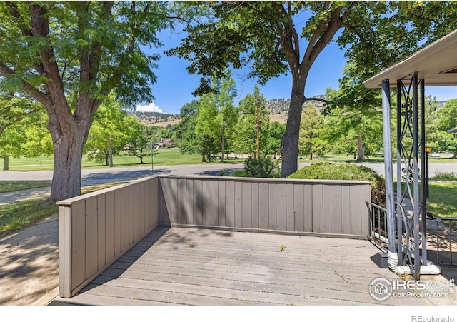 2940 9th St, Boulder, CO 80304 - view of wooden deck