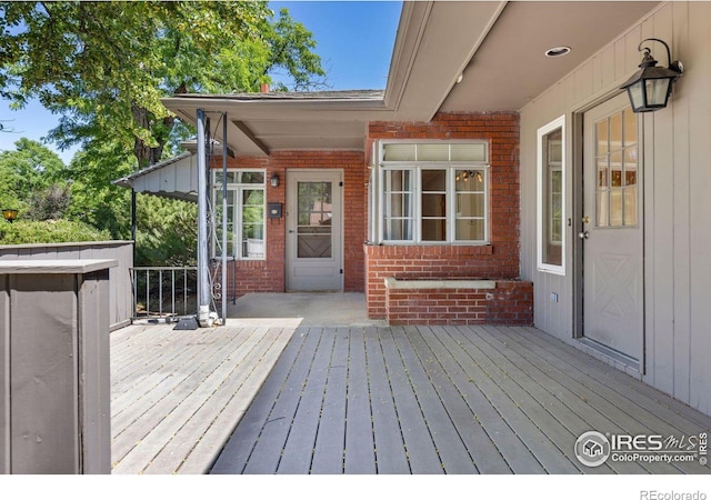 2940 9th St, Boulder, CO 80304 - view of wooden terrace