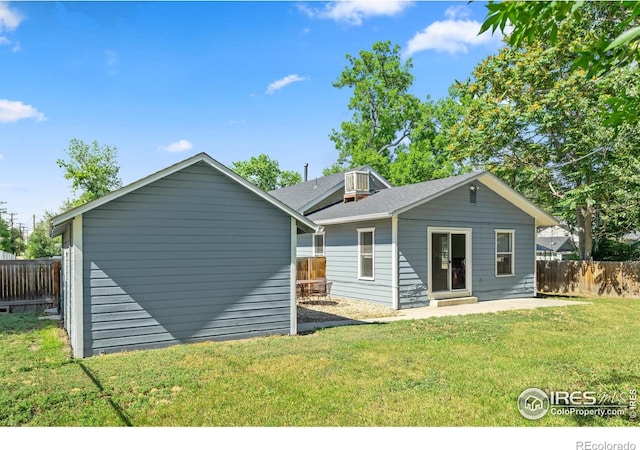 612 20th St, Greeley, CO 80631 - back of property featuring a patio area, entry steps, and an outdoor structure