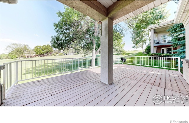 7294 Tamarisk Dr, Fort Collins, CO 80528 - view of wooden terrace