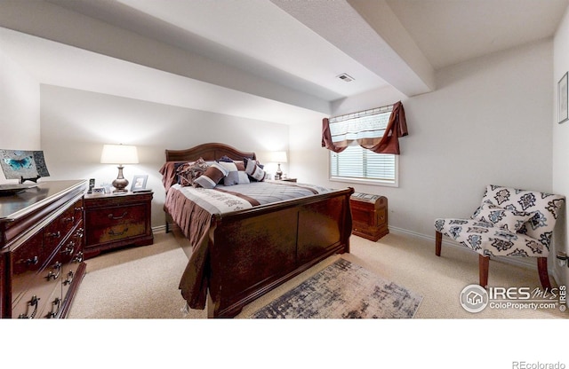 7294 Tamarisk Dr, Fort Collins, CO 80528 - bedroom with light carpet and baseboards