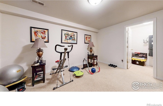 7294 Tamarisk Dr, Fort Collins, CO 80528 - workout area with carpet and baseboards