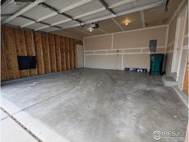 3705 Dove Ln, Evans, CO 80620 - garage featuring electric panel