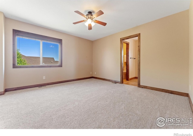 8276 Blackwood Dr, Windsor, CO 80550 - spare room with carpet and ceiling fan