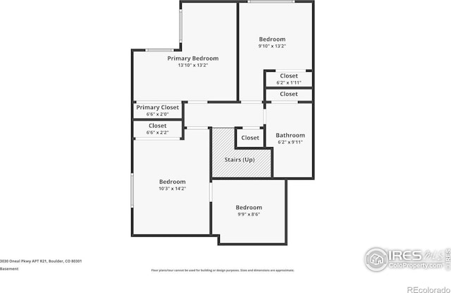 3030 Oneal Pkwy # 21R, Boulder, CO 80301 - view of property floor plan