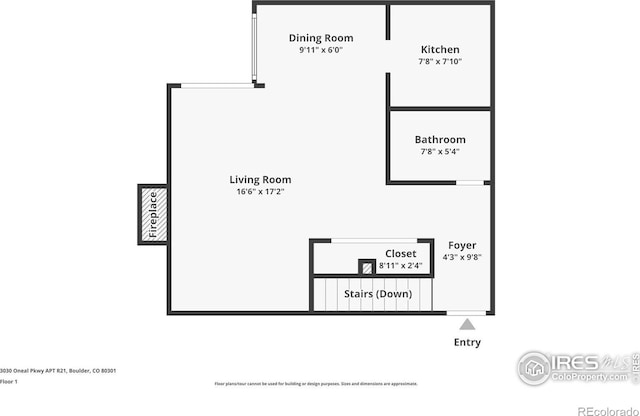 3030 Oneal Pkwy # 21R, Boulder, CO 80301 - view of room layout