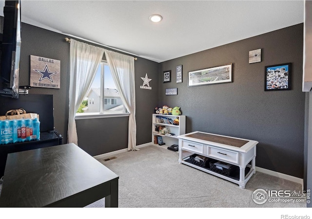1228 104th Avenue Ct, Greeley, CO 80634 - home office with carpet floors and baseboards