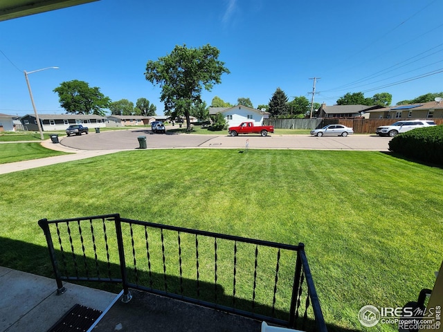 1107 Delmar St, Sterling, CO 80751 - view of yard featuring a residential view