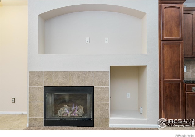 15233 W 65th Ave Unit C, Arvada, CO 80007 - detailed view of a tile fireplace