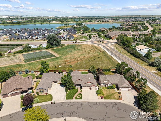 1787 Gore Creek Ct, Windsor, CO 80550 - aerial perspective of suburban area featuring a nearby body of water