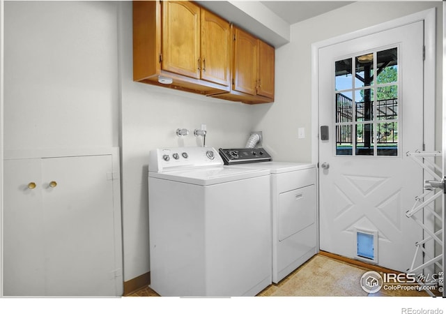 108 40th Ave, Greeley, CO 80634 - laundry room featuring washer and dryer and cabinet space