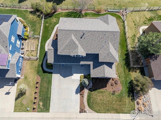 11722 Elmer Linn Dr, Longmont, CO 80504 - view from above of property