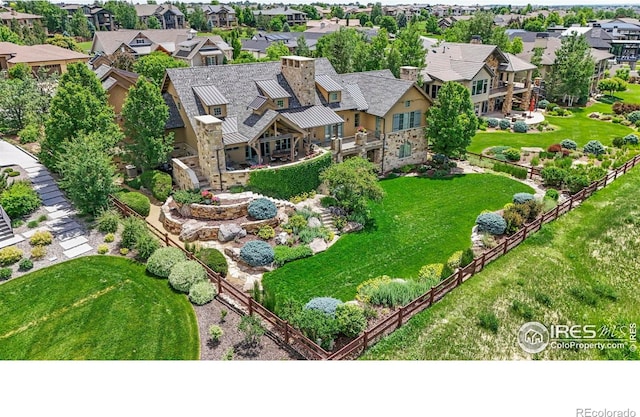 6619 Ridgeline Dr, Timnath, CO 80547 - aerial perspective of suburban area