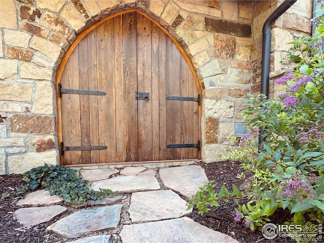 6619 Ridgeline Dr, Timnath, CO 80547 - entrance to property with stone siding