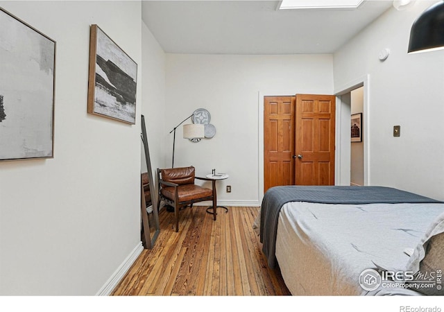 2955 Columbine St, Denver, CO 80205 - bedroom with wood finished floors and baseboards