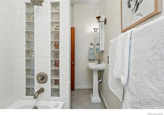 2955 Columbine St, Denver, CO 80205 - full bath featuring tile patterned flooring and shower / washtub combination