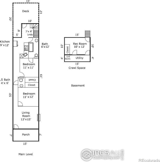2955 Columbine St, Denver, CO 80205 - view of property floor plan