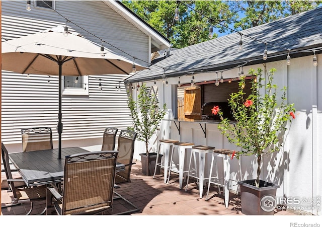 834 Emery St, Longmont, CO 80501 - view of patio featuring outdoor dining area