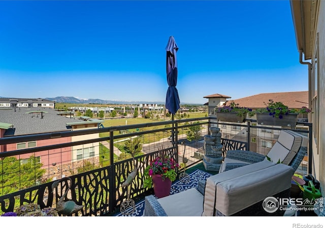 13598 Via Varra Unit 412, Broomfield, CO 80020 - balcony with a mountain view