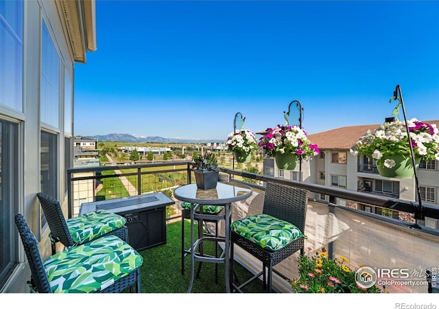 13598 Via Varra Unit 412, Broomfield, CO 80020 - balcony with a mountain view