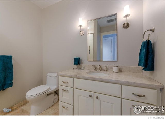 1077 Canyon Blvd # 403, Boulder, CO 80302 - bathroom with vanity and tile patterned flooring
