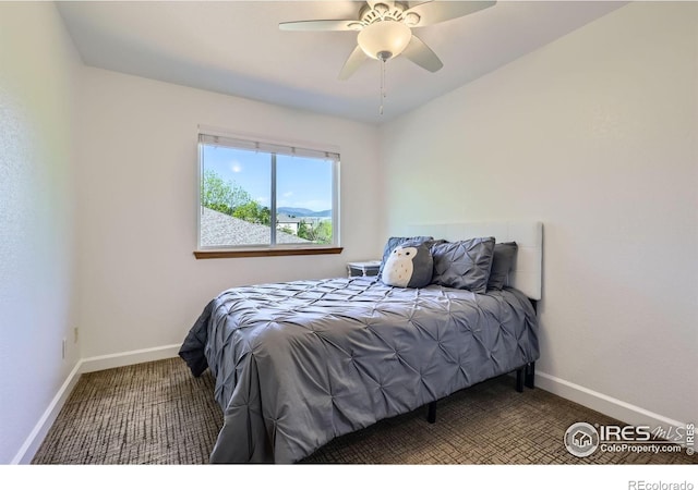 6366 Umber Cir, Arvada, CO 80403 - bedroom with carpet flooring and a ceiling fan