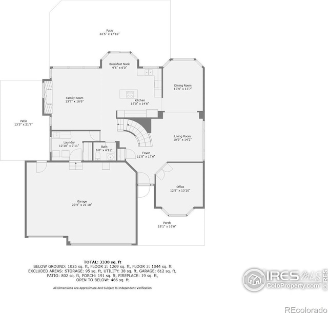 6366 Umber Cir, Arvada, CO 80403 - view of property floor plan