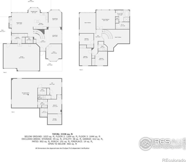 6366 Umber Cir, Arvada, CO 80403 - view of floor plan / room layout