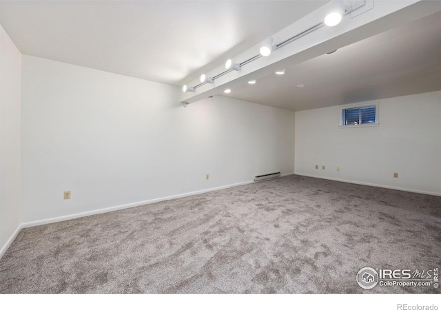 1220 Solstice Ln, Fort Collins, CO 80525 - carpeted empty room with baseboards and baseboard heating