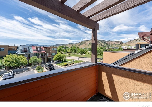 5060 Pierre St Unit E, Boulder, CO 80304 - balcony featuring a mountain view