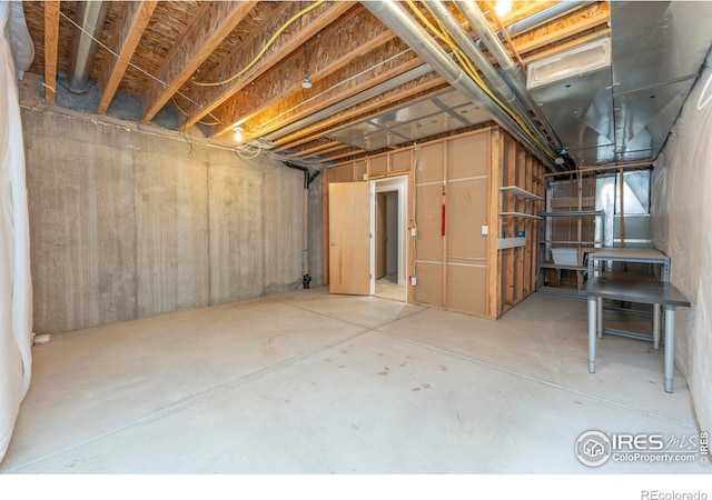 5060 Pierre St Unit E, Boulder, CO 80304 - view of unfinished basement