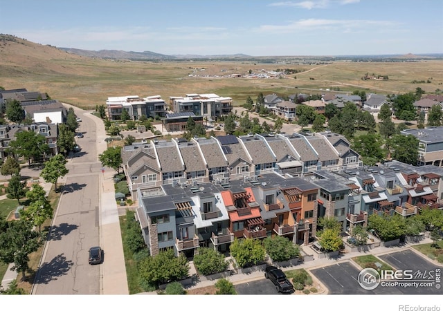 5060 Pierre St Unit E, Boulder, CO 80304 - aerial perspective of suburban area featuring mountains