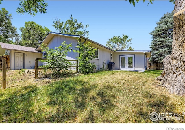 1287 Doric Dr, Lafayette, CO 80026 - back of property featuring french doors