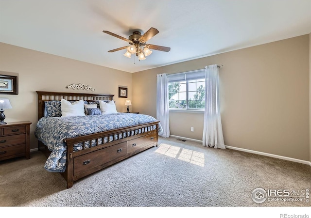 13065 Tamarac Pl, Thornton, CO 80602 - bedroom featuring carpet and a ceiling fan