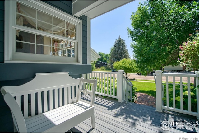 4471 Wellington Rd, Boulder, CO 80301 - view of wooden deck
