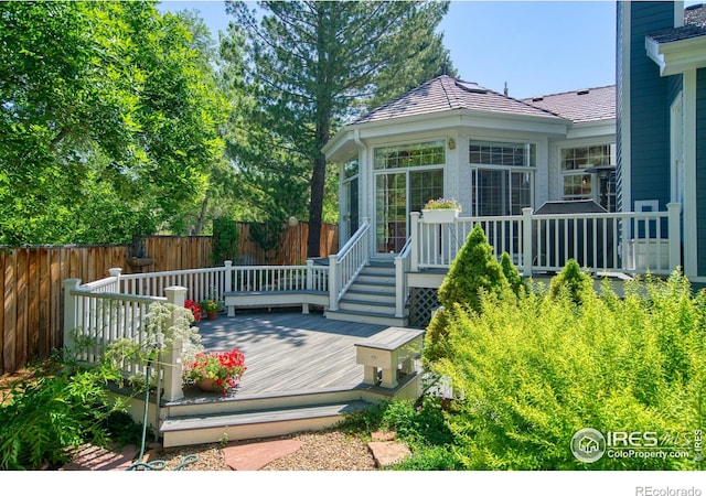4471 Wellington Rd, Boulder, CO 80301 - view of deck