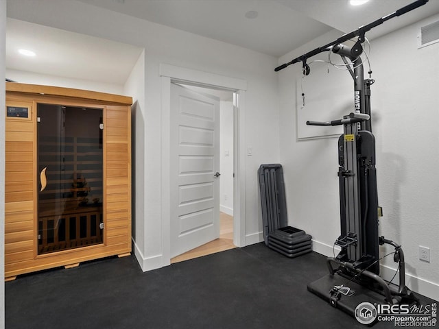 9035 S Shawnee Ct, Aurora, CO 80016 - exercise area featuring baseboards