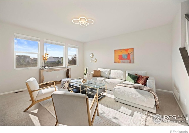 5217 Alberta Falls St, Timnath, CO 80547 - living room featuring carpet flooring and baseboards
