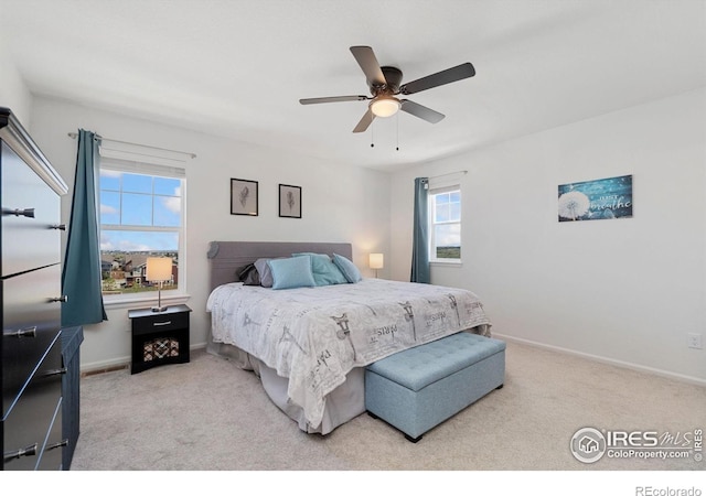 14203 Hop Clover Trl, Parker, CO 80134 - bedroom featuring carpet floors and a ceiling fan