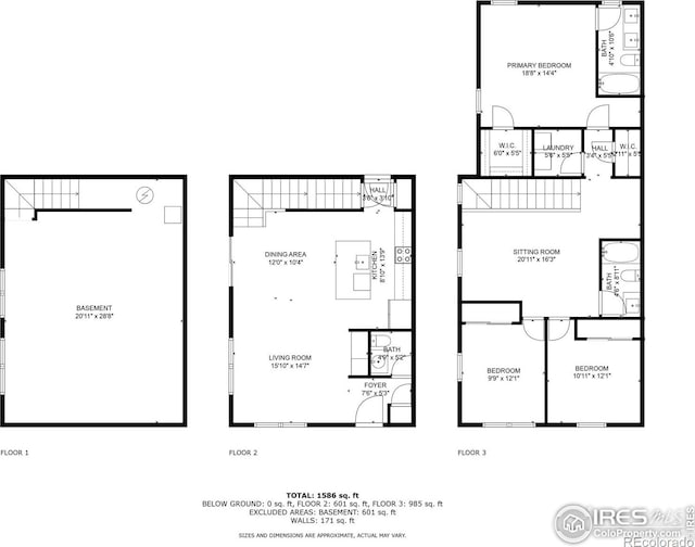 14203 Hop Clover Trl, Parker, CO 80134 - view of floor plan / room layout