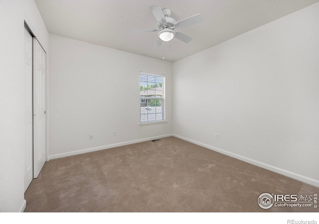 3882 W 118th Pl, Westminster, CO 80031 - carpeted spare room with baseboards and ceiling fan