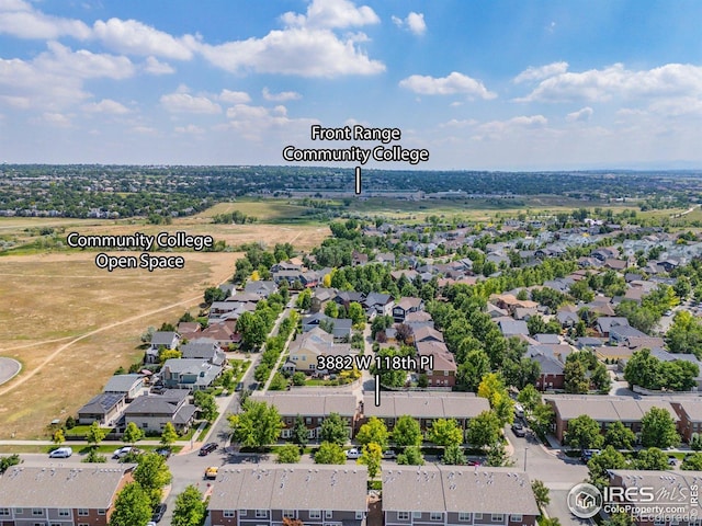 3882 W 118th Pl, Westminster, CO 80031 - aerial perspective of suburban area